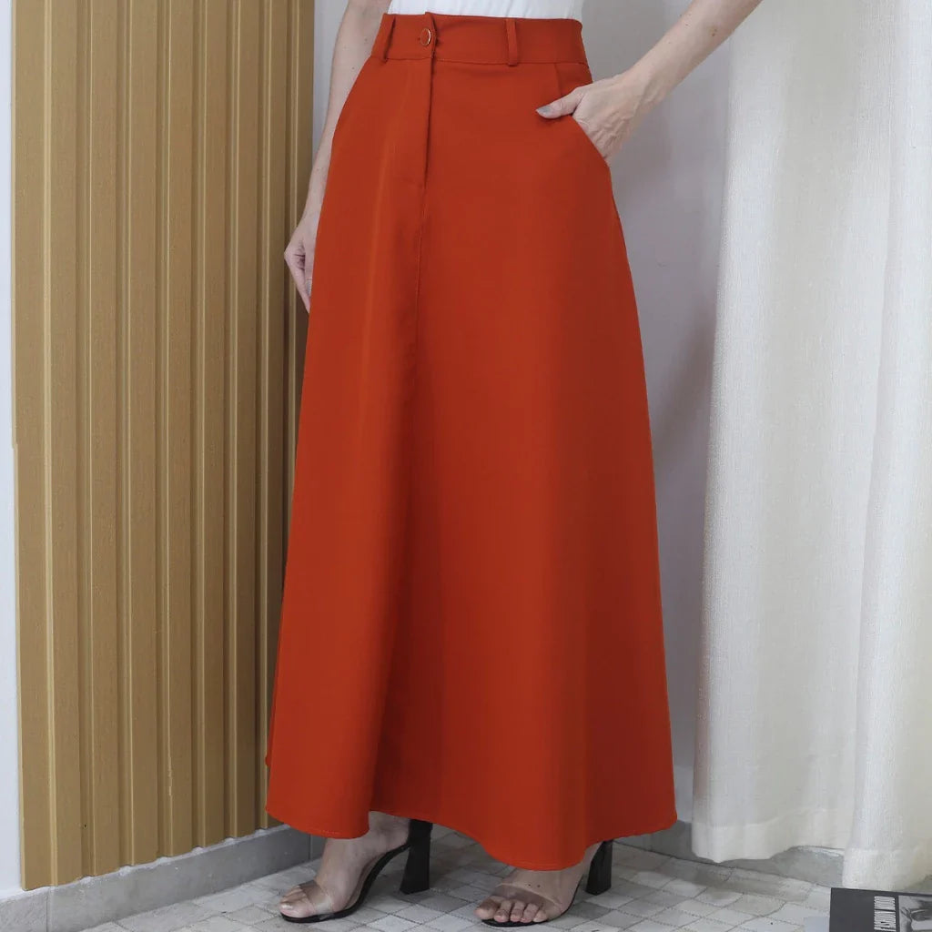 Saia Feminina Longa Elegante – M&M