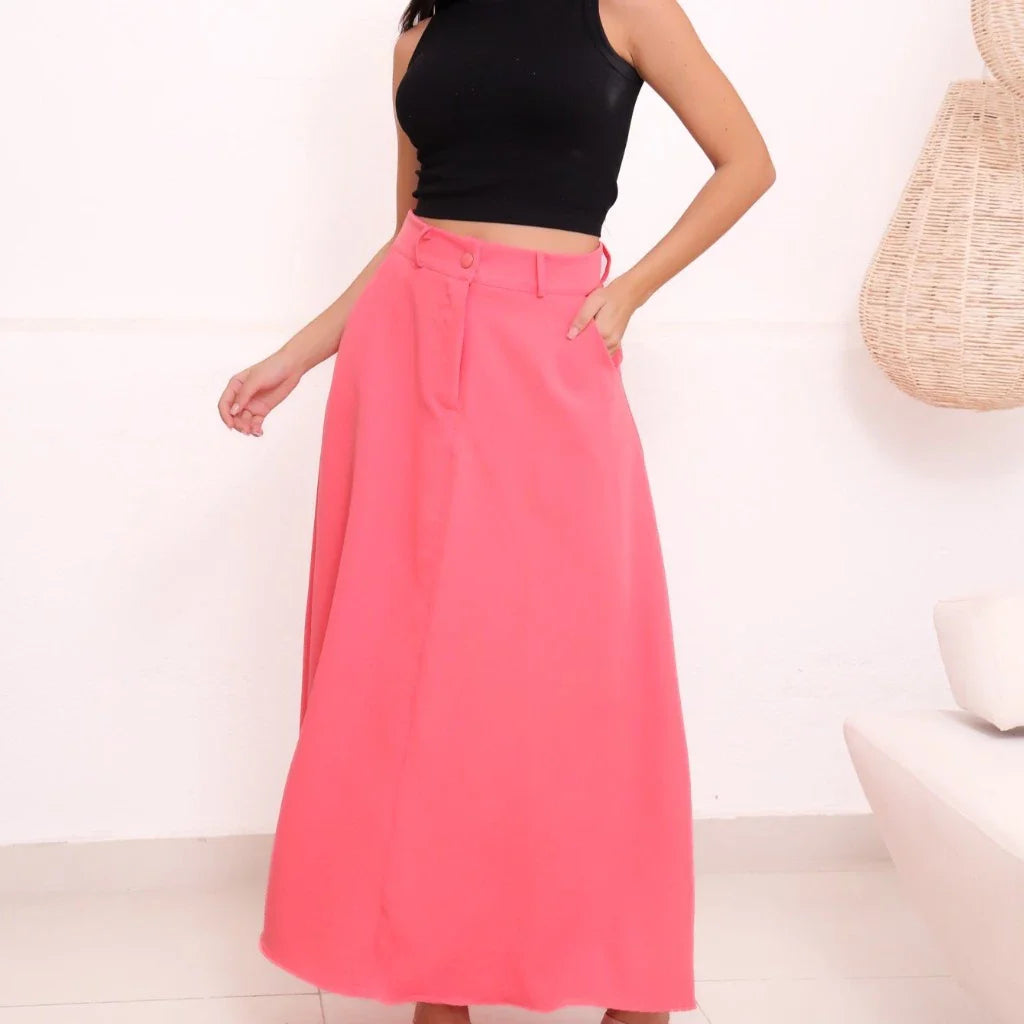 Saia Feminina Longa Elegante – M&M
