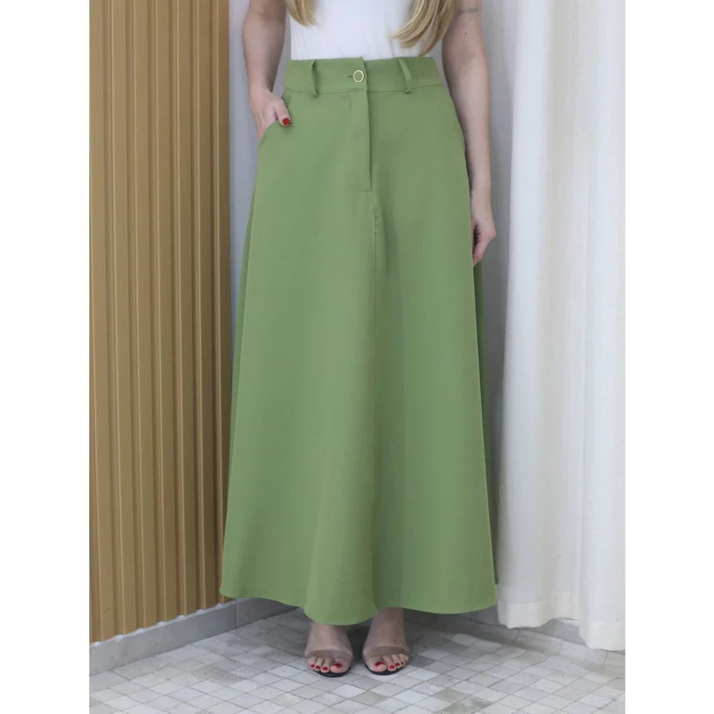 Saia Feminina Longa Elegante – M&M