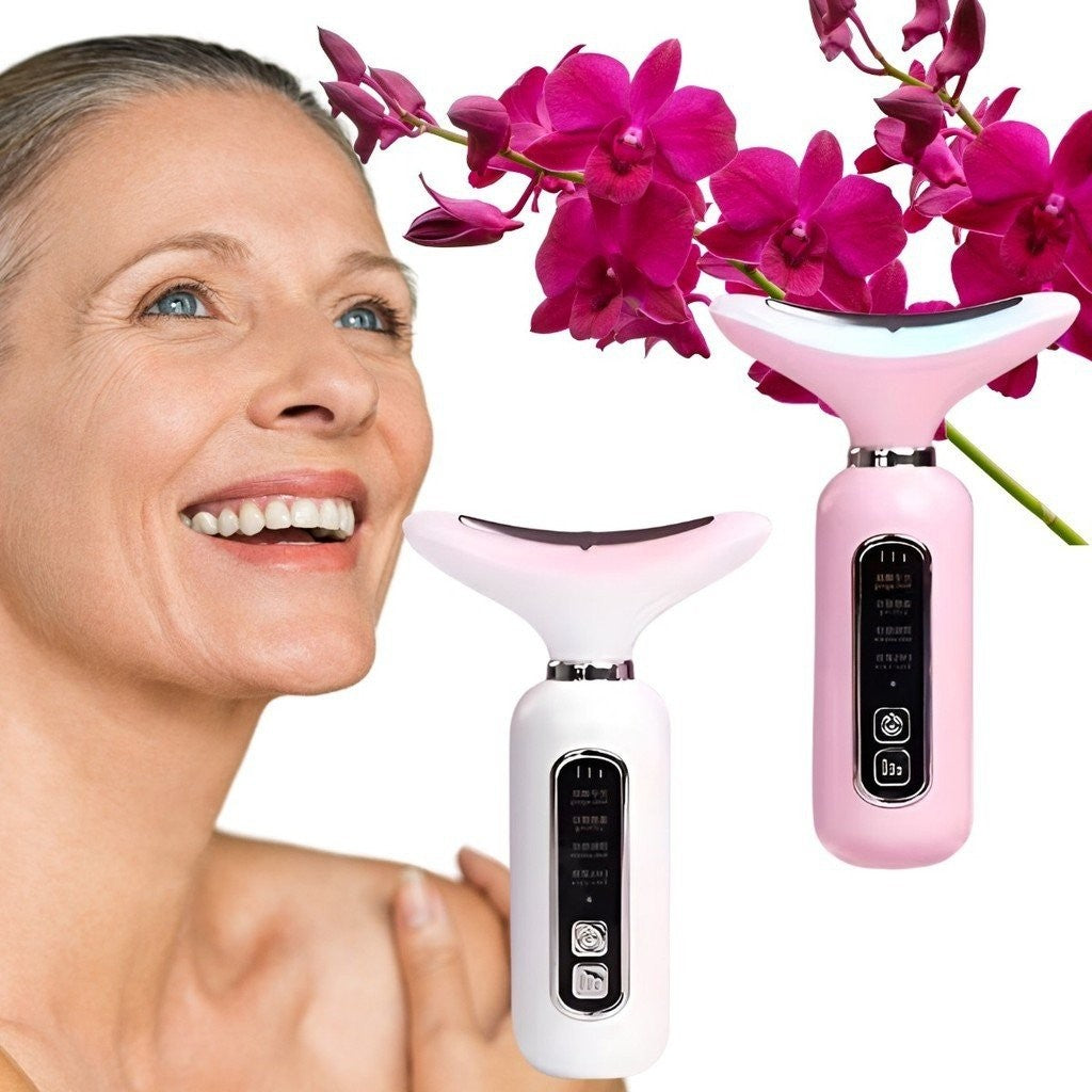 GlowPro LED 2.0™ – Máscara Rejuvenescedora Facial, Pescoço e Colo | Tecnologia de Spa em Casa 💆♀️✨